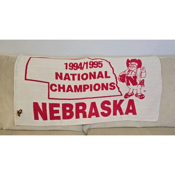 Unbranded Other - Vintage 1994/1995 National Champions Nebraska Cornhusker Decorative Rug